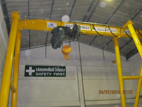 รับติดตั้งเครนไฟฟ้าในโรงงาน รับติดตั้งเครนไฟฟ้าในโรงงาน