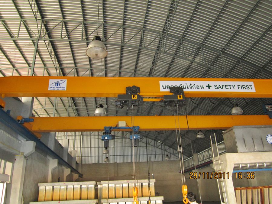 รับติดตั้ง Overhead Crane ราคาโรงงาน